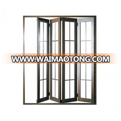 Factory price hot selling aluminum bifolding door,modern house security aluminium glass bi-folding door