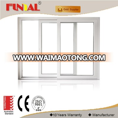 Commerical office exterior aluminum sliding glass window and door